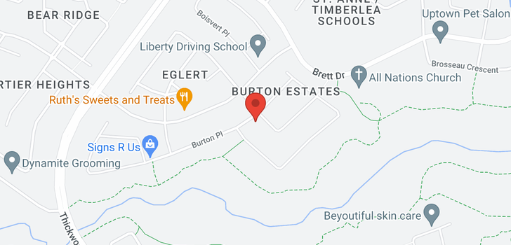 map of 139 Bussieres Drive
